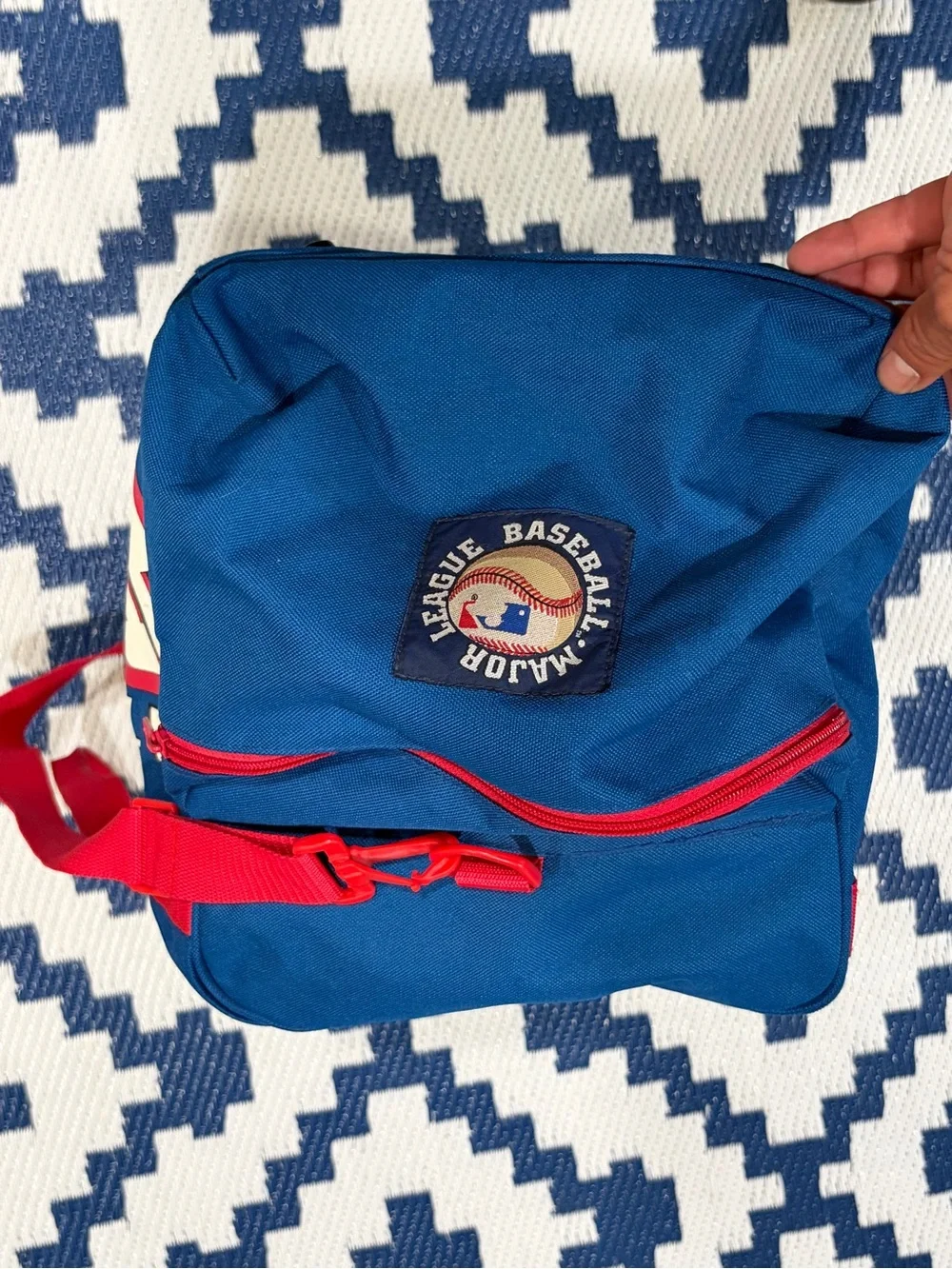 Vintage Atlanta Braves Duffel Baseball Sports Bag 90s